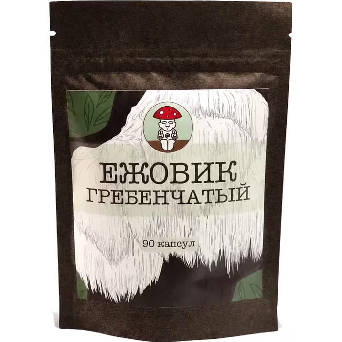 Реальная упаковка гребенчатого ежовика Muhomorspace
