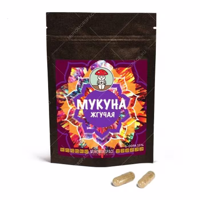 Реальная упаковка мукуны жгучей Muhomorspace